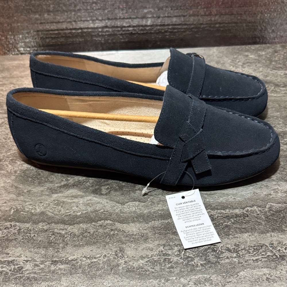 Lands End Suede Women’s Loafers Blues 11D